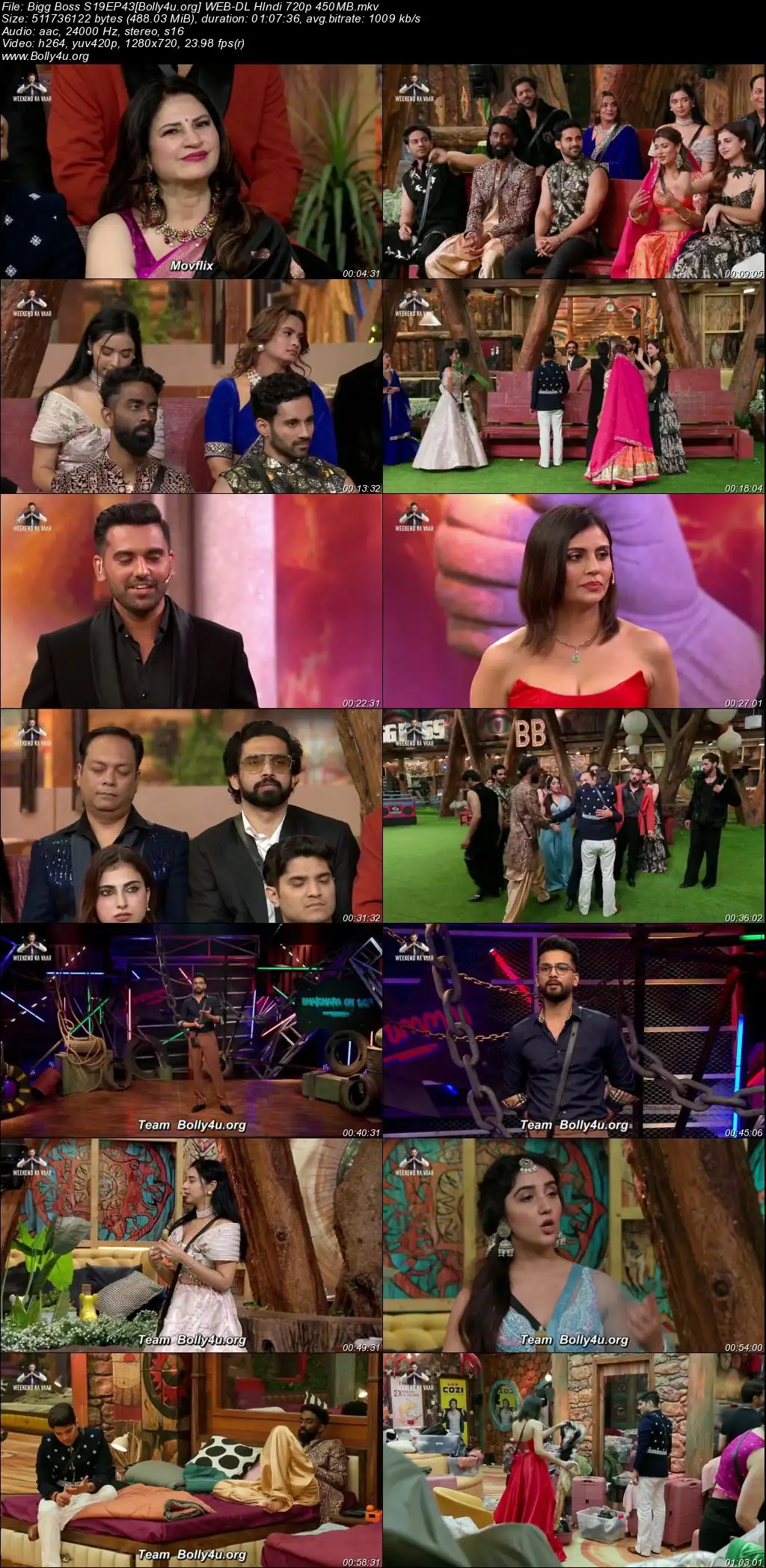 Bigg Boss 2025 WEB-DL Hindi S19EP43 Download 720p  480p