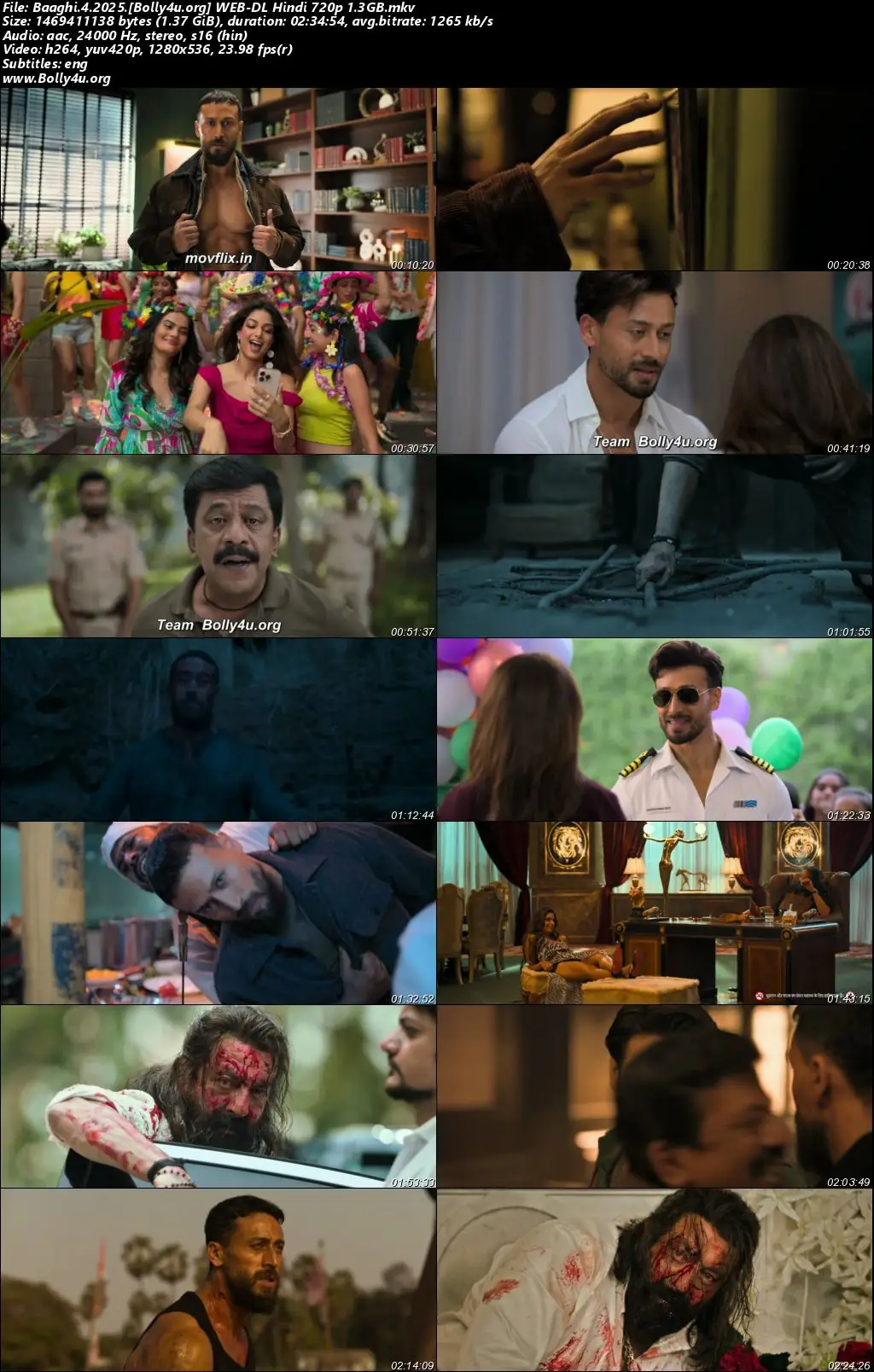 Baaghi 4 2025 WEB-DL Hindi Full Movie Download 1080p  720p  480p