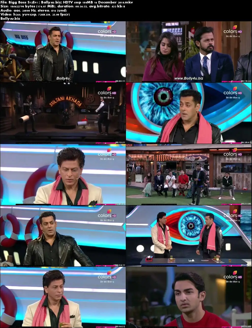 Bigg Boss S12E91 HDTV 480p 180MB 16 December 2018 Download Bigg Boss S12E91 HDTV 480p 180MB 16 December 2018 Download