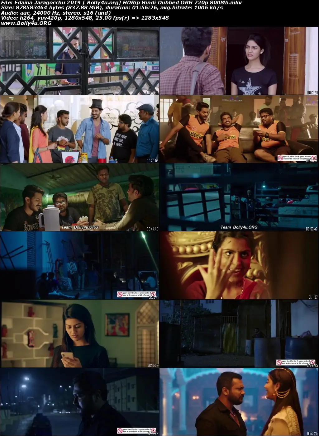 Edaina Jaragocchu 2019 HDRip 800MB Hindi Dubbed ORG 720p Download