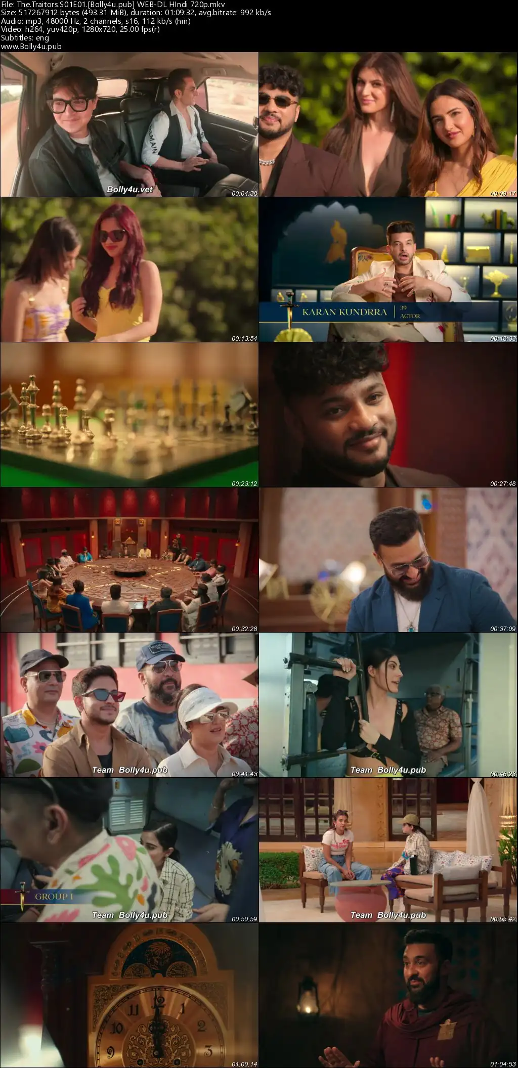 The Traitors 2025 WEB-DL Hindi S01 Complete Download 720p
