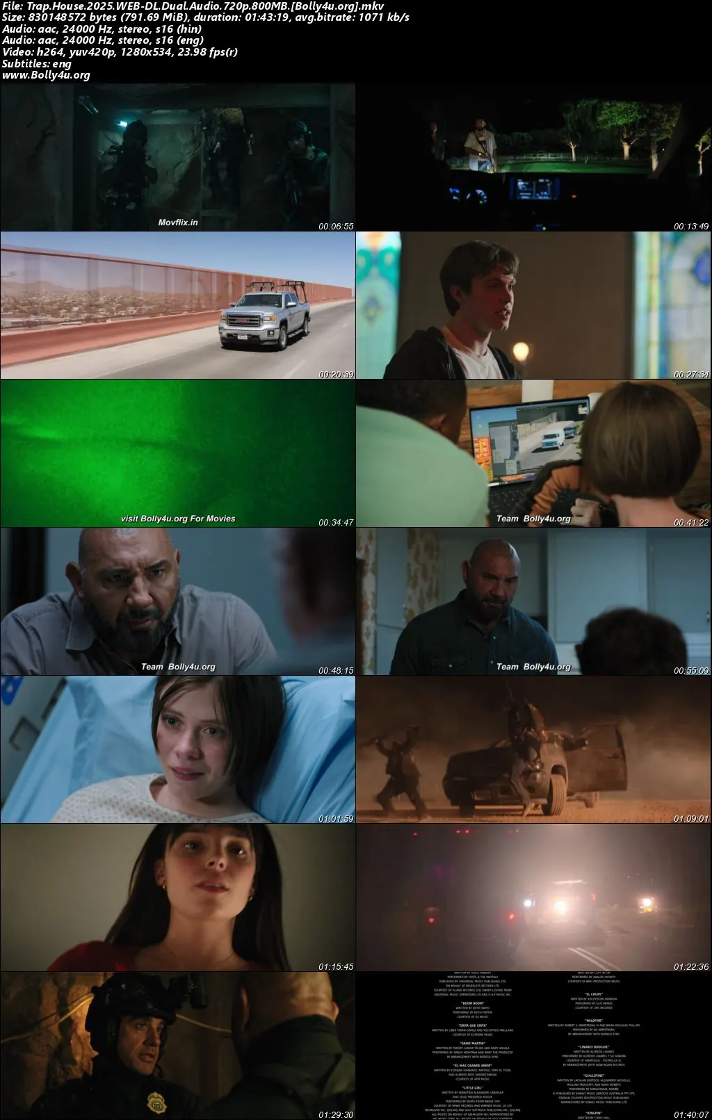 Trap House 2025 WEB-DL Hindi Dual Audio ORG Full Movie Download 1080p  720p  480p