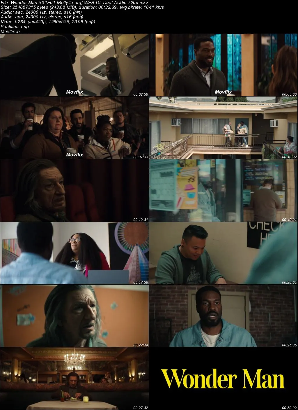 Wonder Man 2026 WEB-DL Hindi Dual Audio ORG S01 Complete Download 720p  480p