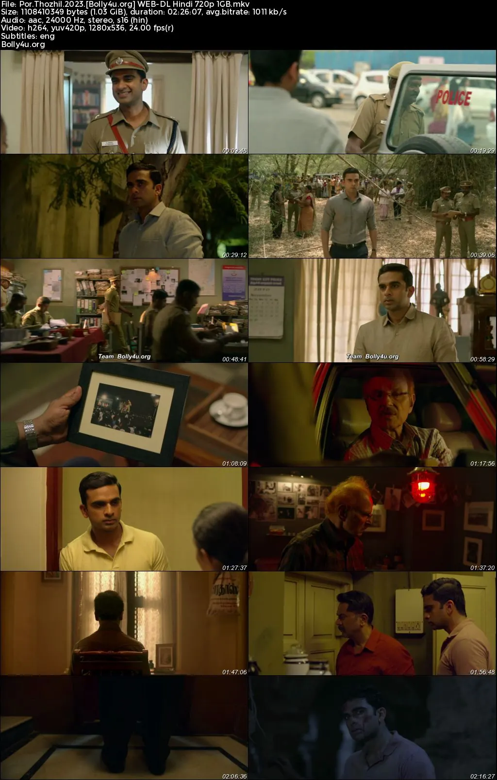 Por Thozhil 2023 WEB-DL Hindi Dubbed ORG Full Movie Download 1080p  720p  480p