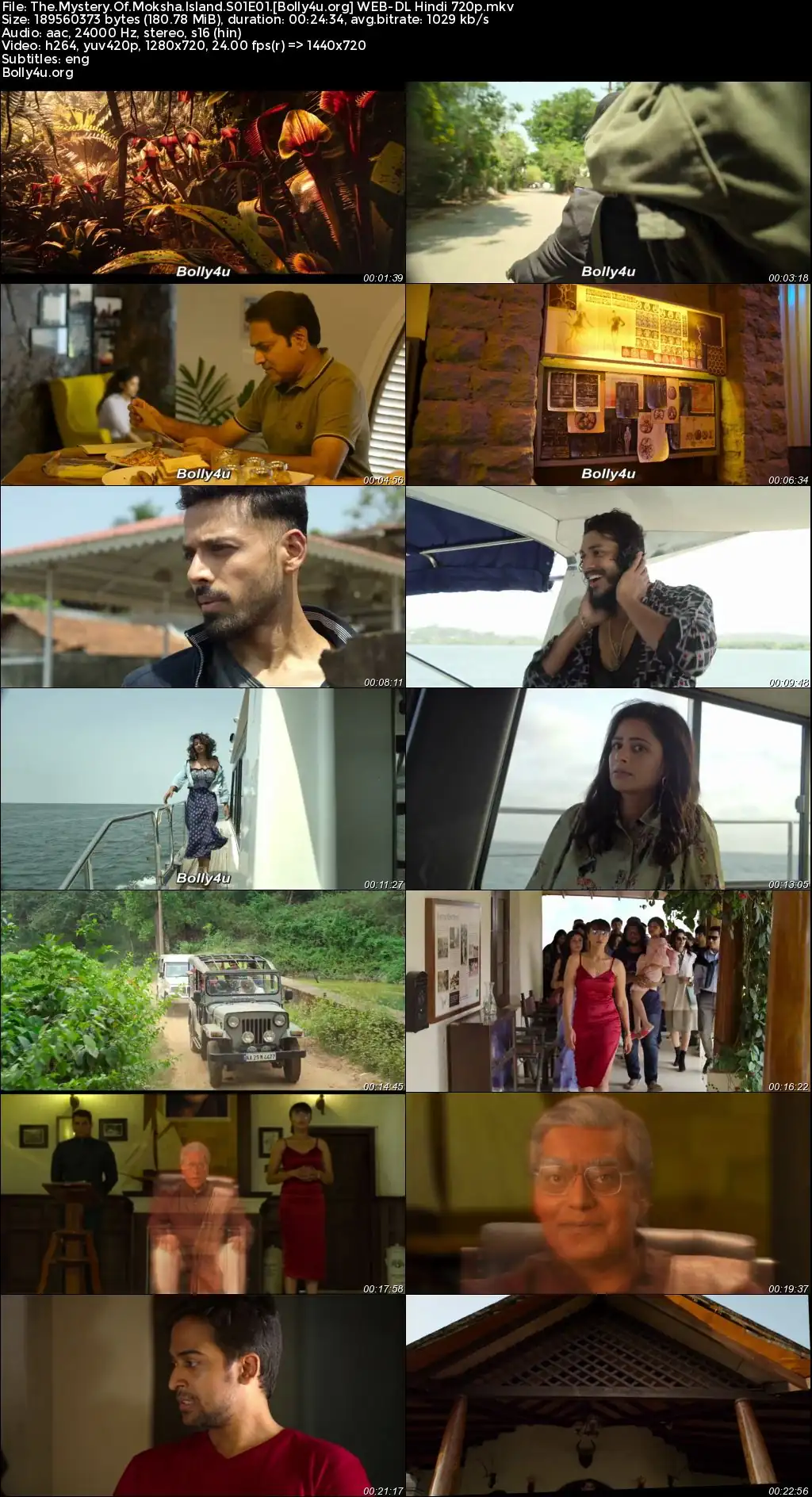 The Mystery Of Moksha Island 2024 WEB-DL Hindi S01 Complete Download 720p  480p