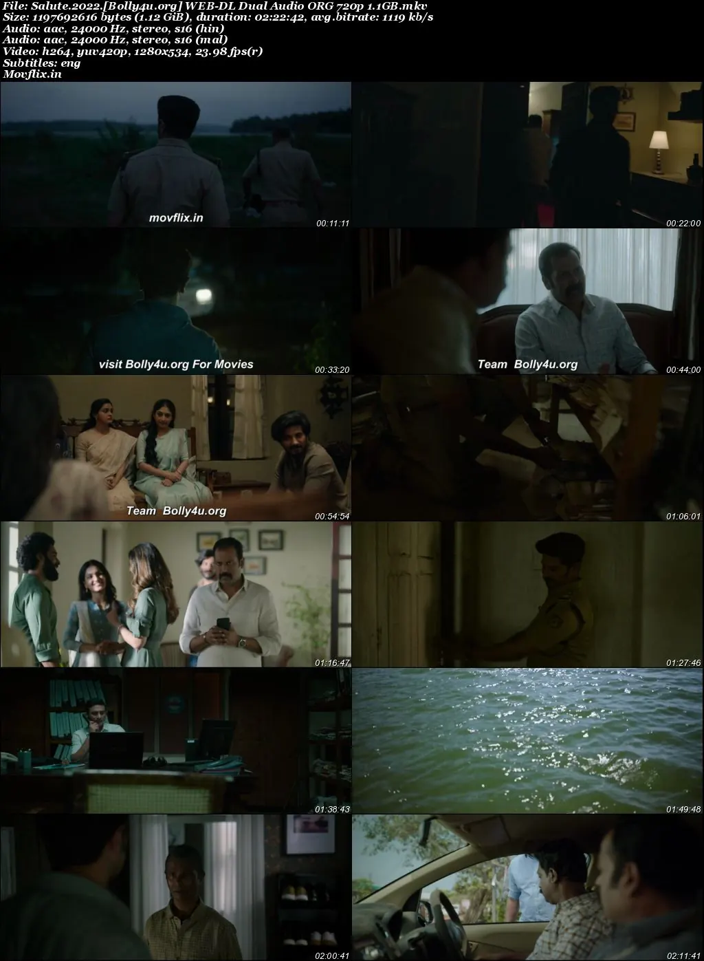Salute 2022 WEB-DL UNCUT Hindi Dual Audio ORG Full Movie Download 1080p  720p  480p