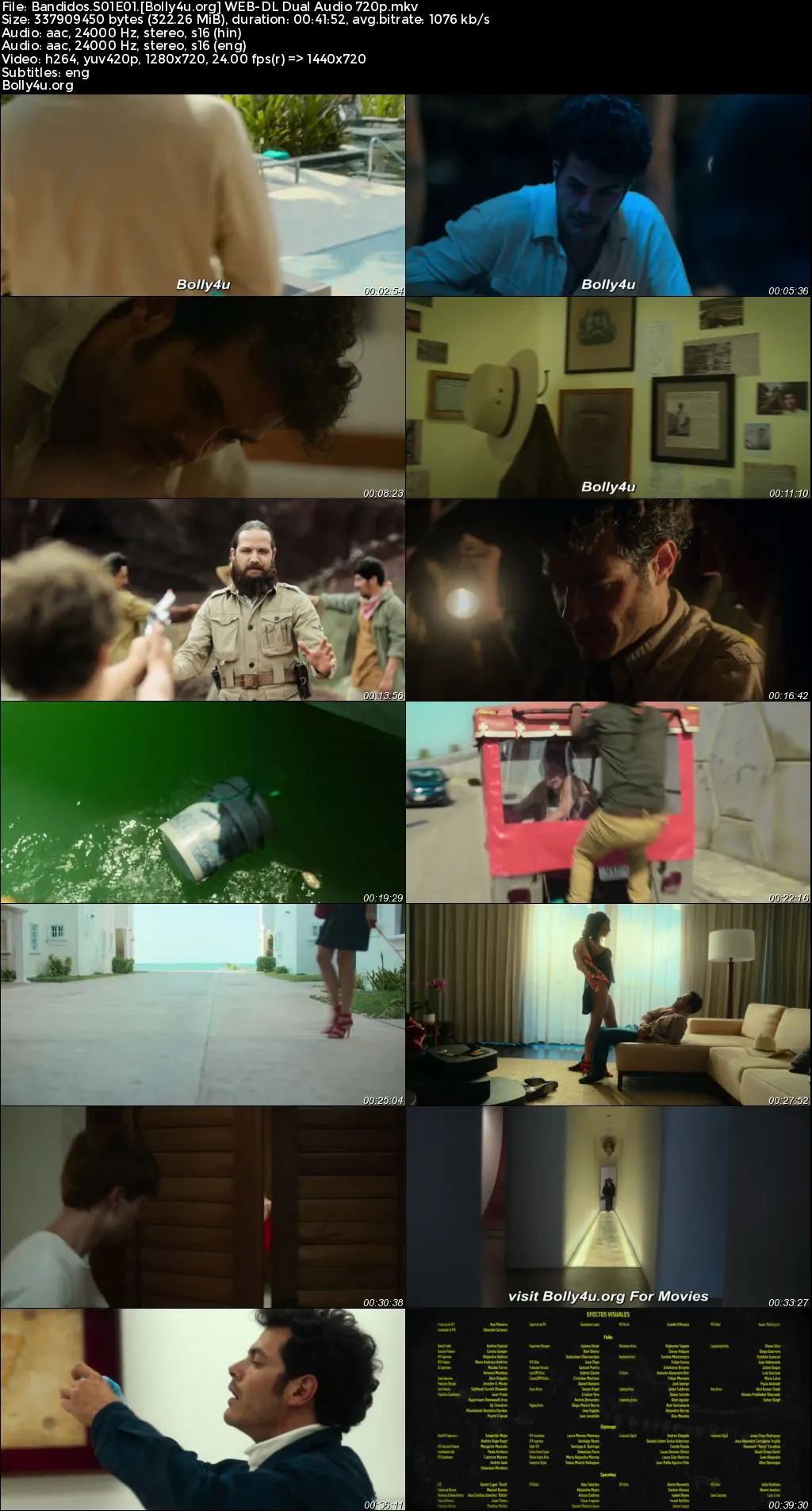 Bandidos 2024 WEB-DL Hindi Dual Audio ORG S01 Complete Download 720p  480p