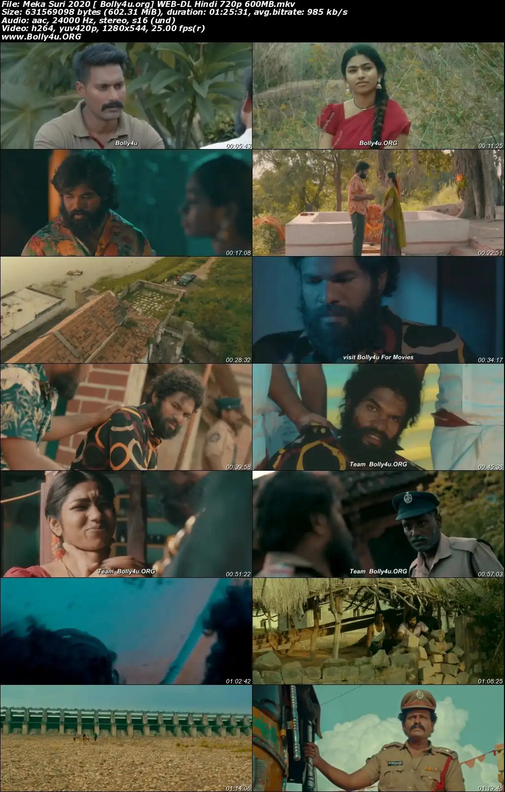 Meka Suri 2020 WEB-DL 280Mb Hindi Dubbed 480p Download