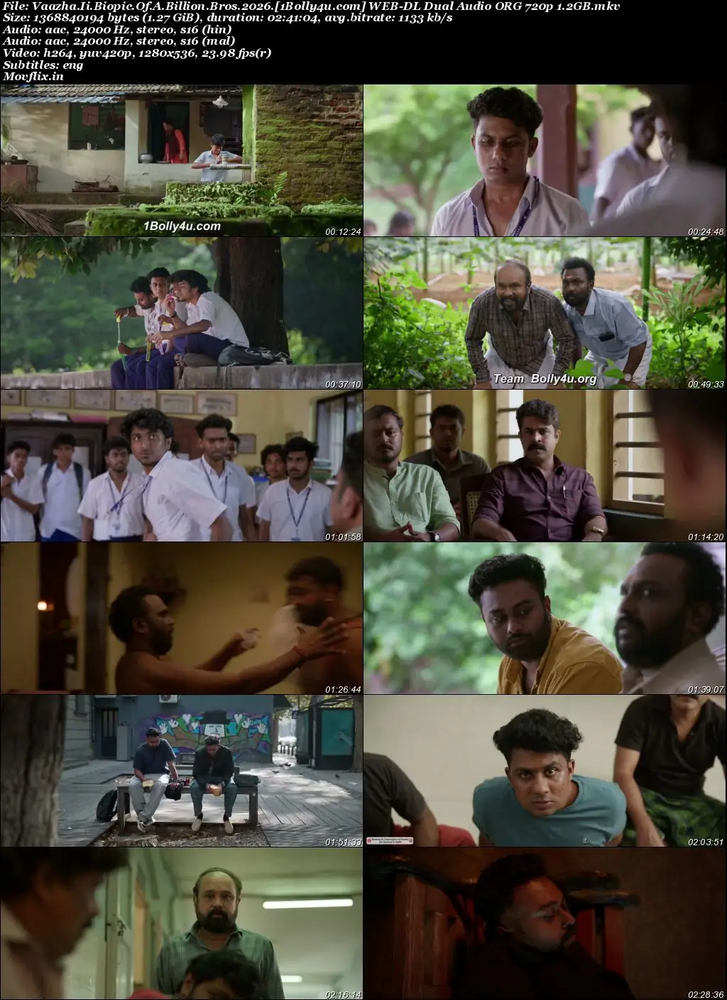 Vaazha II Biopic Of A Billion Bros 2026 UNCUT WEB-DL Hindi Dual Audio ORG Full Movie Download 1080p  720p  480p