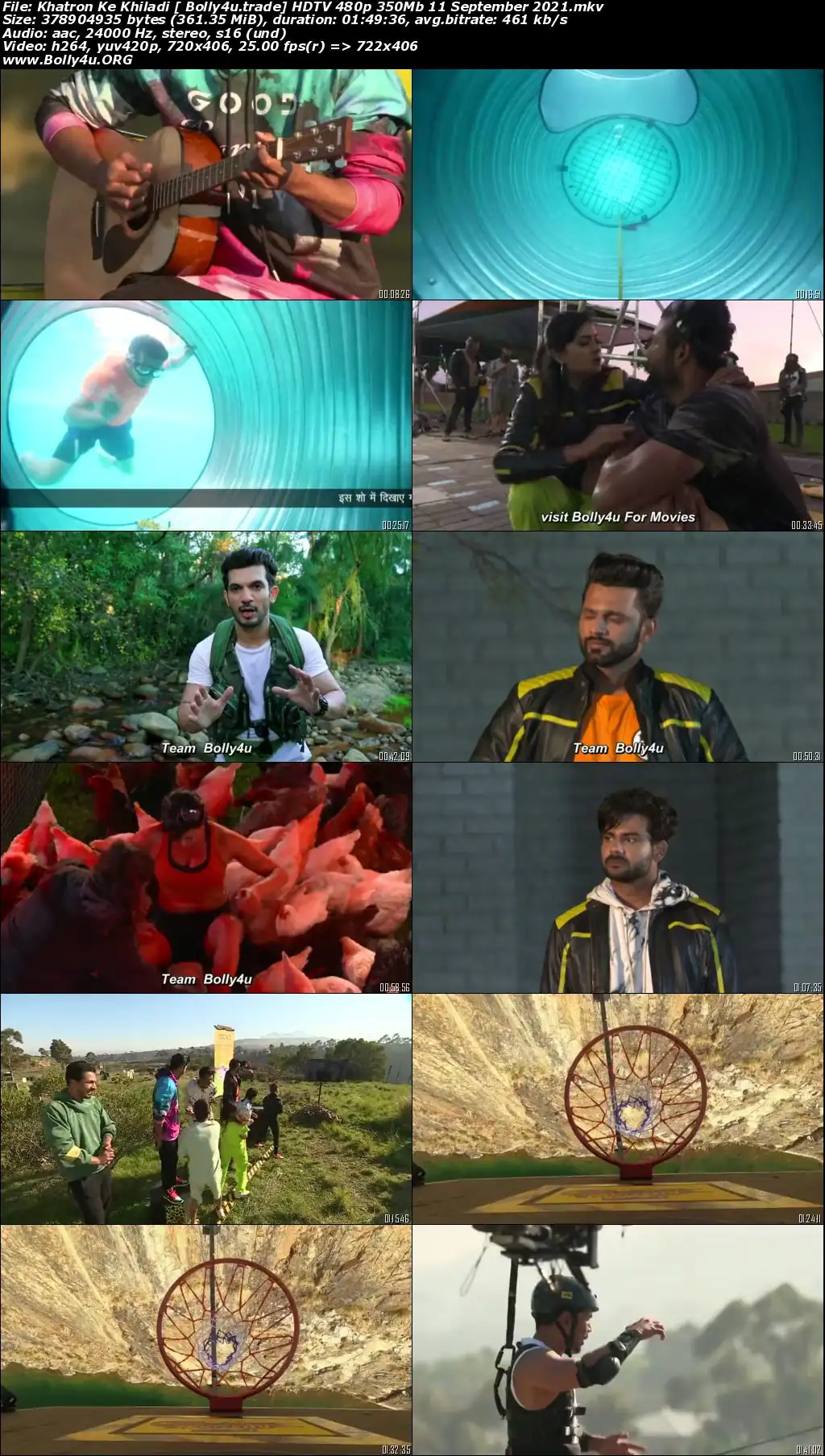 Khatron Ke Khiladi HDTV 480p 350Mb 11 September 2021 Download