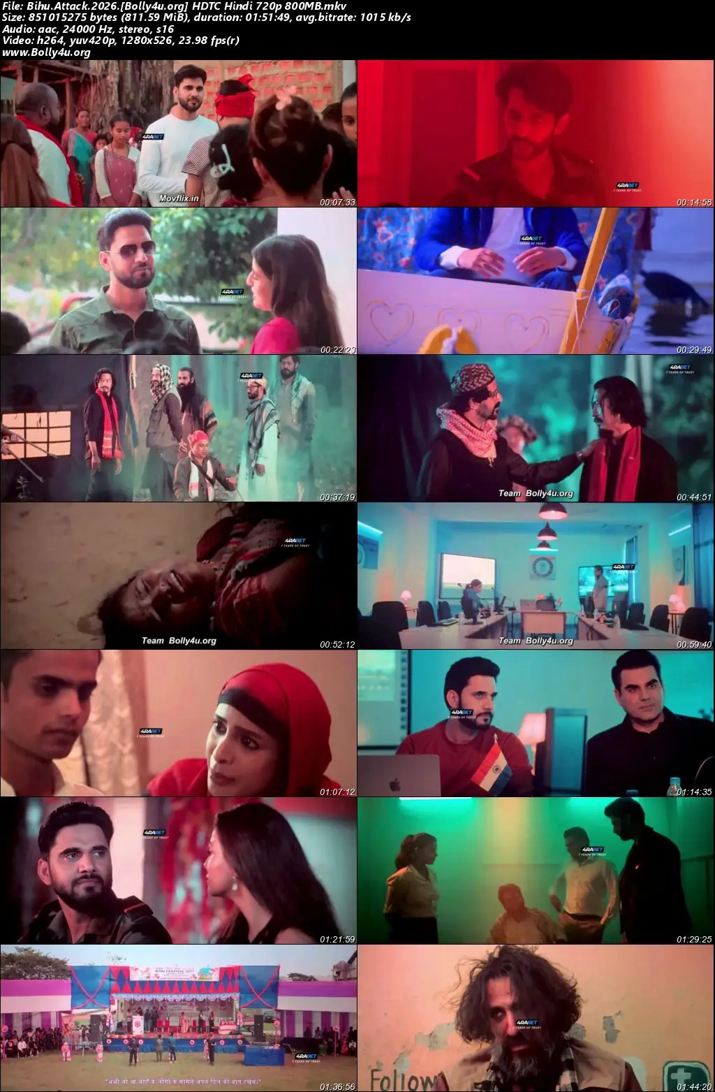 Bihu Attack 2026 HDTC Hindi Full Movie Download 1080p  720p  480p