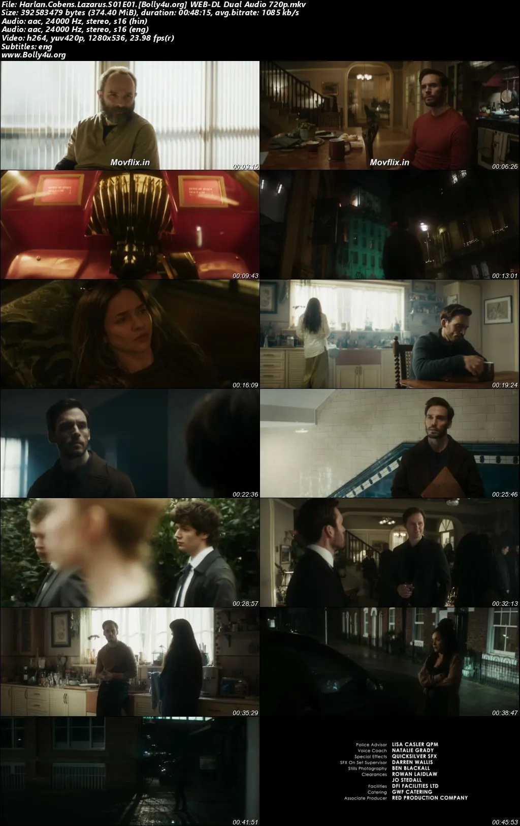 Lazarus 2025 WEB-DL Hindi Dual Audio ORG S01 Complete Download 720p  480p