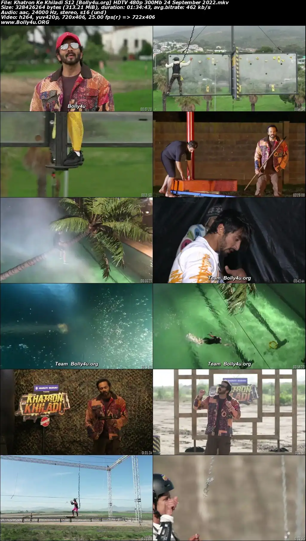 Khatron Ke Khiladi S12 HDTV 480p 300Mb 24 September 2022