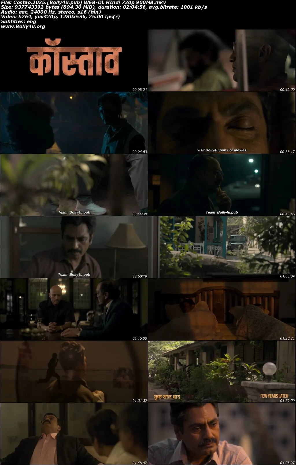 Costao 2025 WEB-DL Hindi Full Movie Download 1080p  720p  480p
