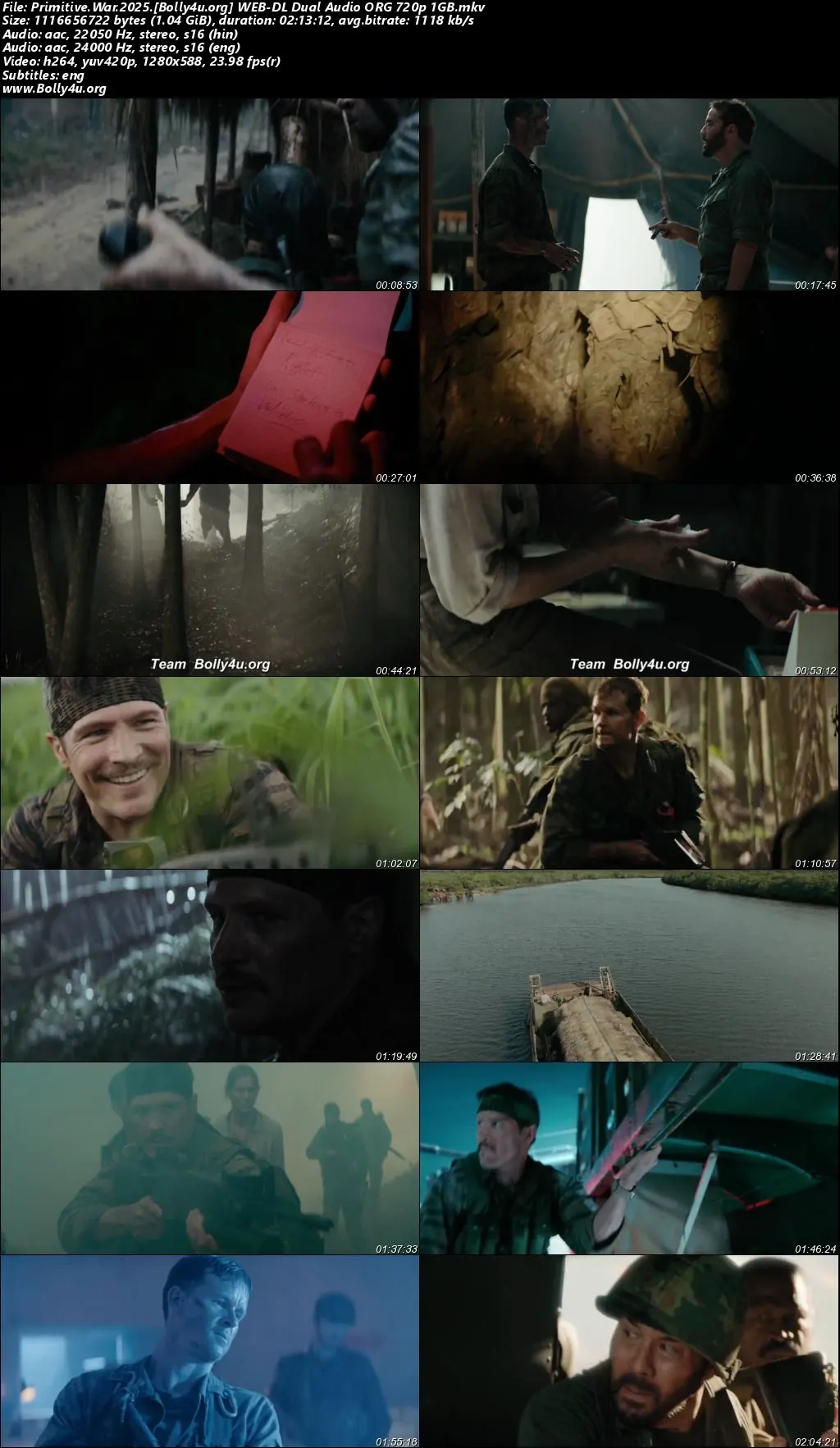 Primitive War 2025 WEB-DL Hindi Dual Audio ORG Full Movie Download 1080p  720p  480p