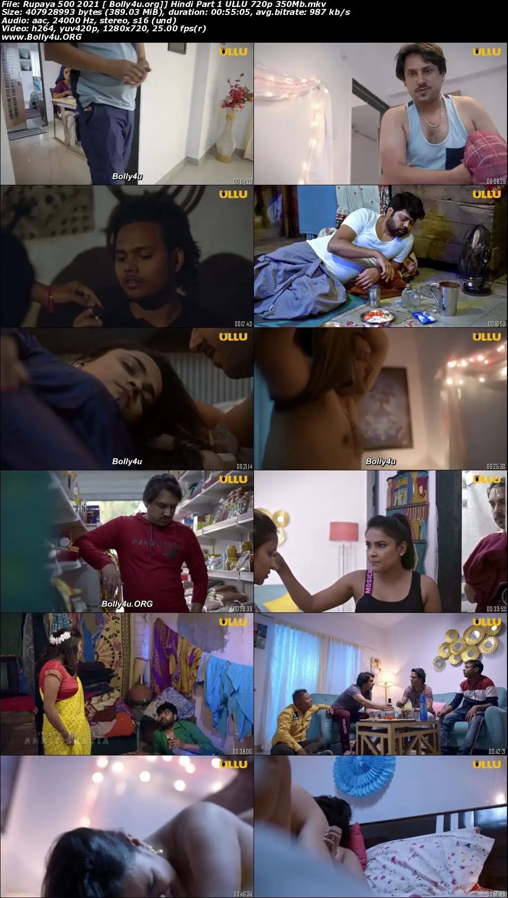 Rupaya 500 2021 WEB-DL 350Mb Hindi Part 01 ULLU 720p download