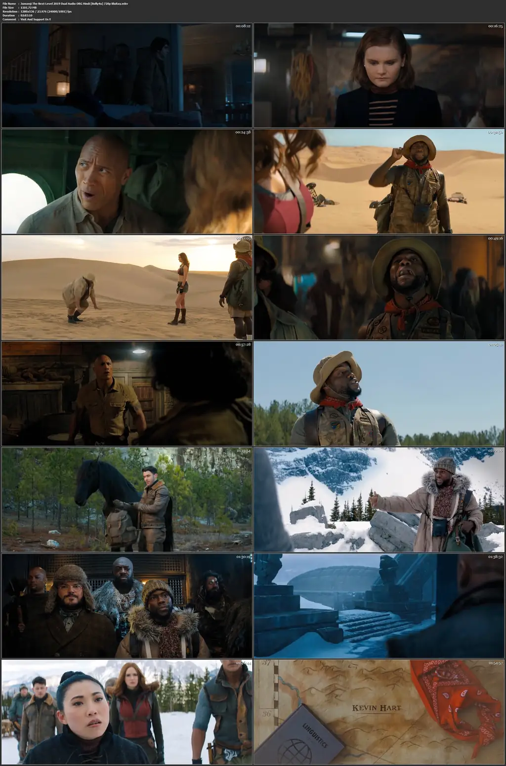 Jumanji The Next Level 2019 BluRay 1GB ORG Hindi Dual Audio 720p still 1  Bolly4u Official