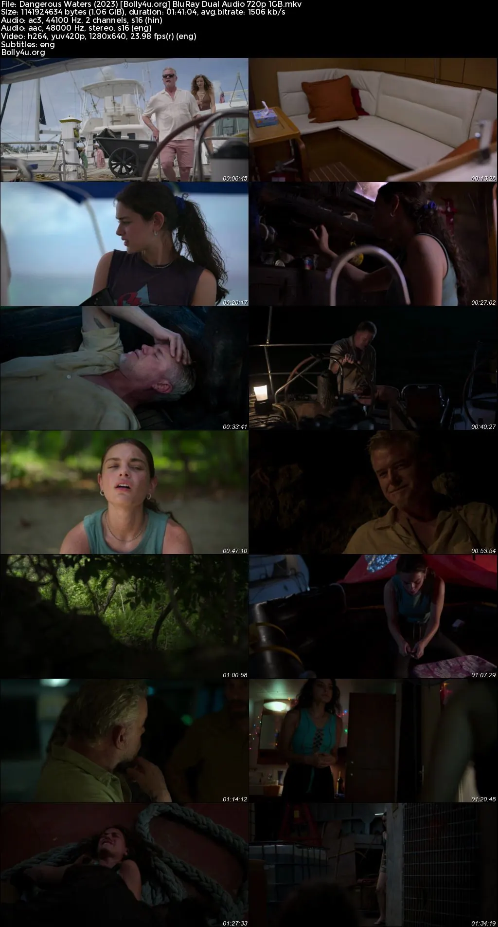 Dangerous Waters 2023 BluRay Hindi Dual Audio Full Movie Download 720p  480p