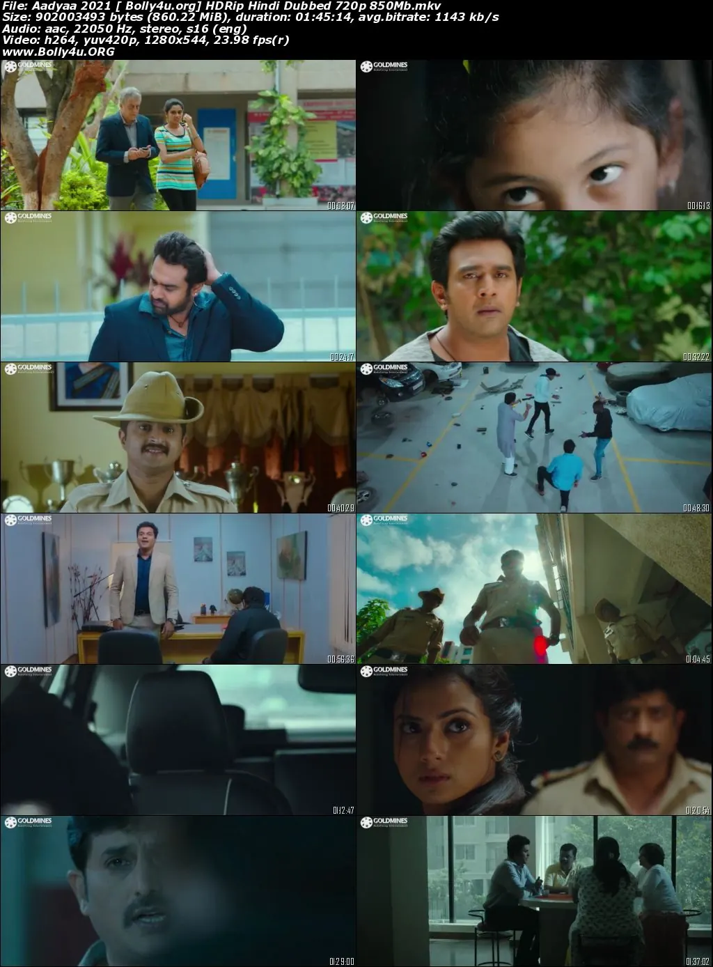 Aadyaa 2021 HDRip 350Mb Hindi Dubbed 480p Download