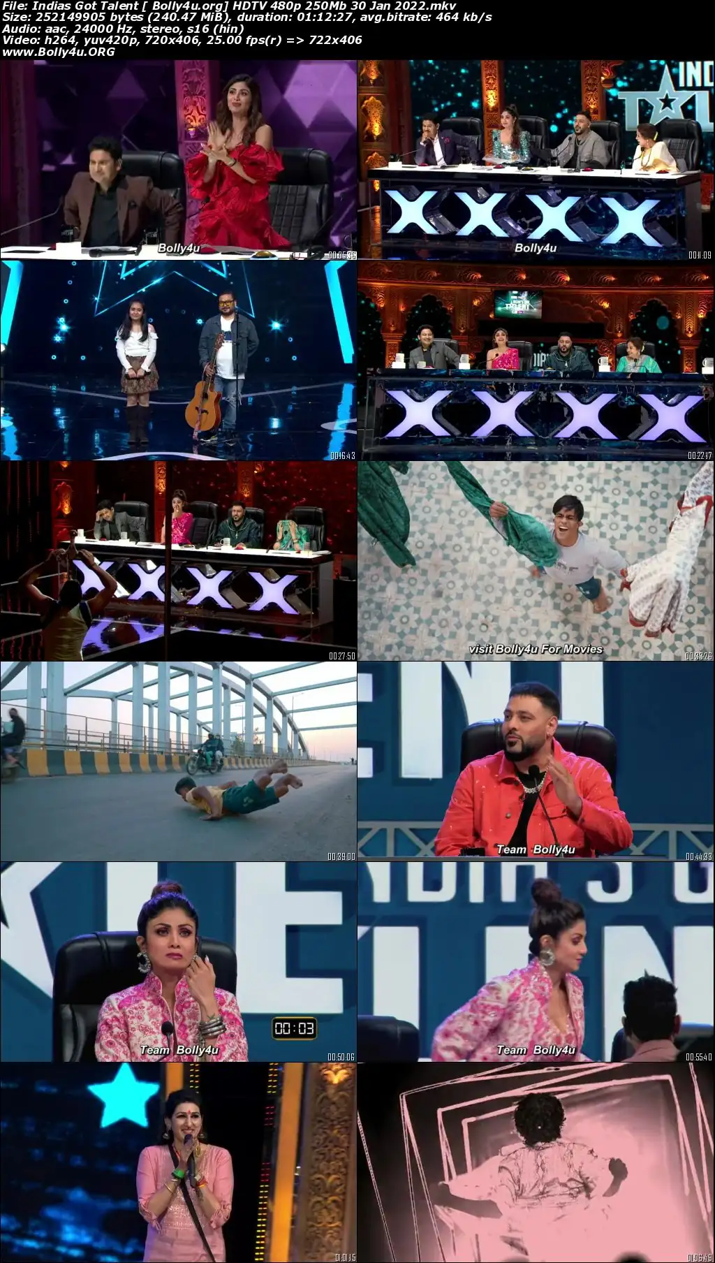 Indias Got Talent 9 HDTV 480p 250Mb 30 Jan 2022 Download Indias Got Talent 9 HDTV 480p 250Mb 30 Jan 2022 Download