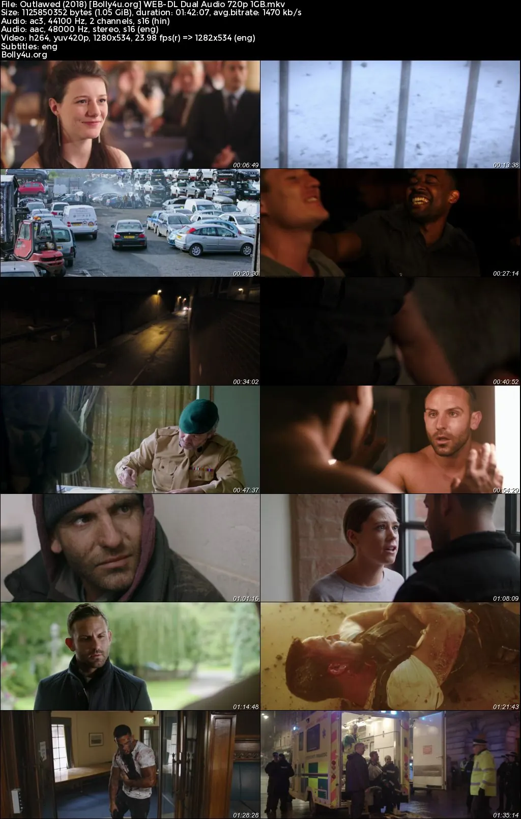 Outlawed 2018 WEB-DL Hindi Dual Audio Full Movie Download 720p  480p