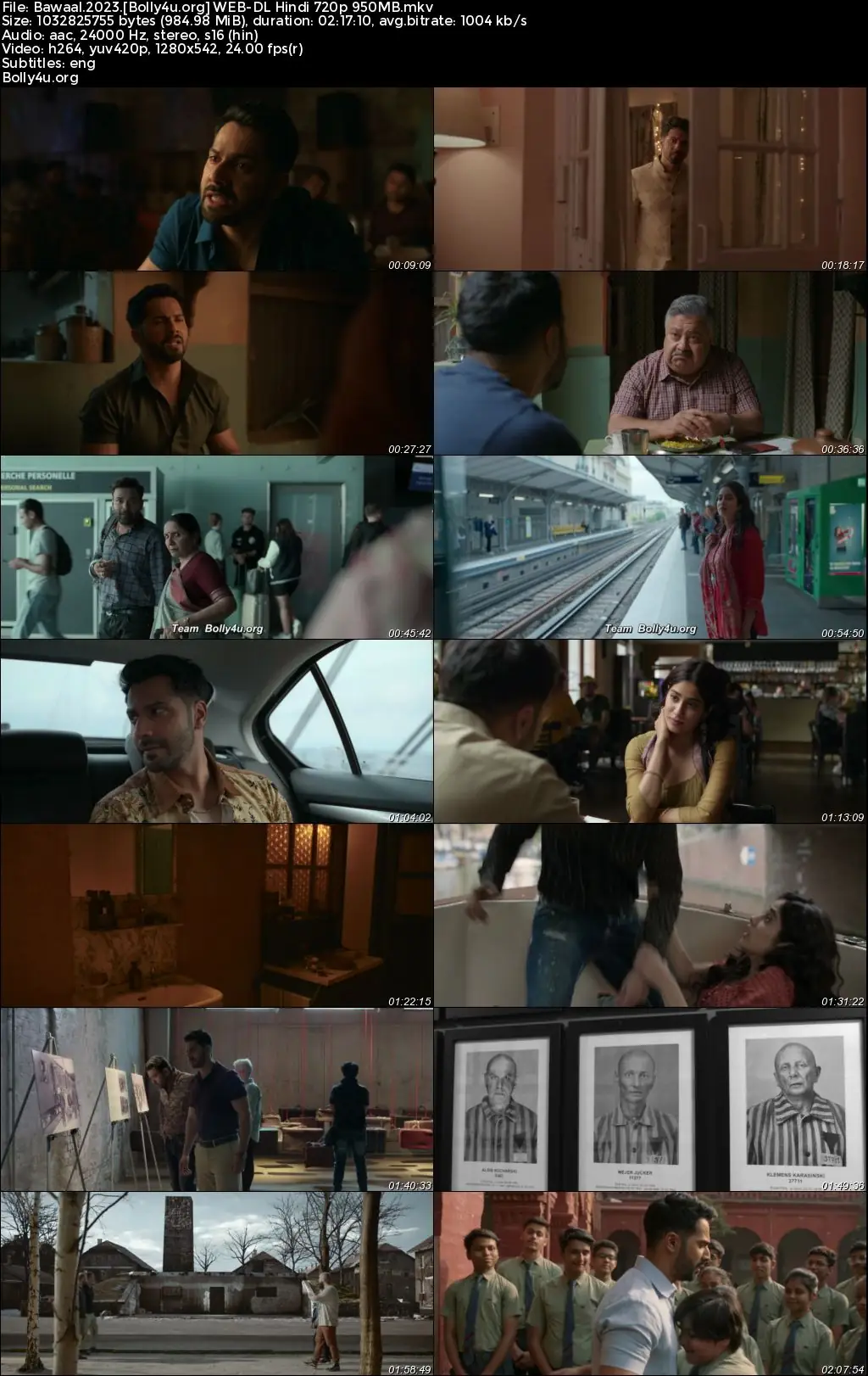 Bawaal 2023 WEB-DL Hindi Full Movie Download 1080p  720p  480p
