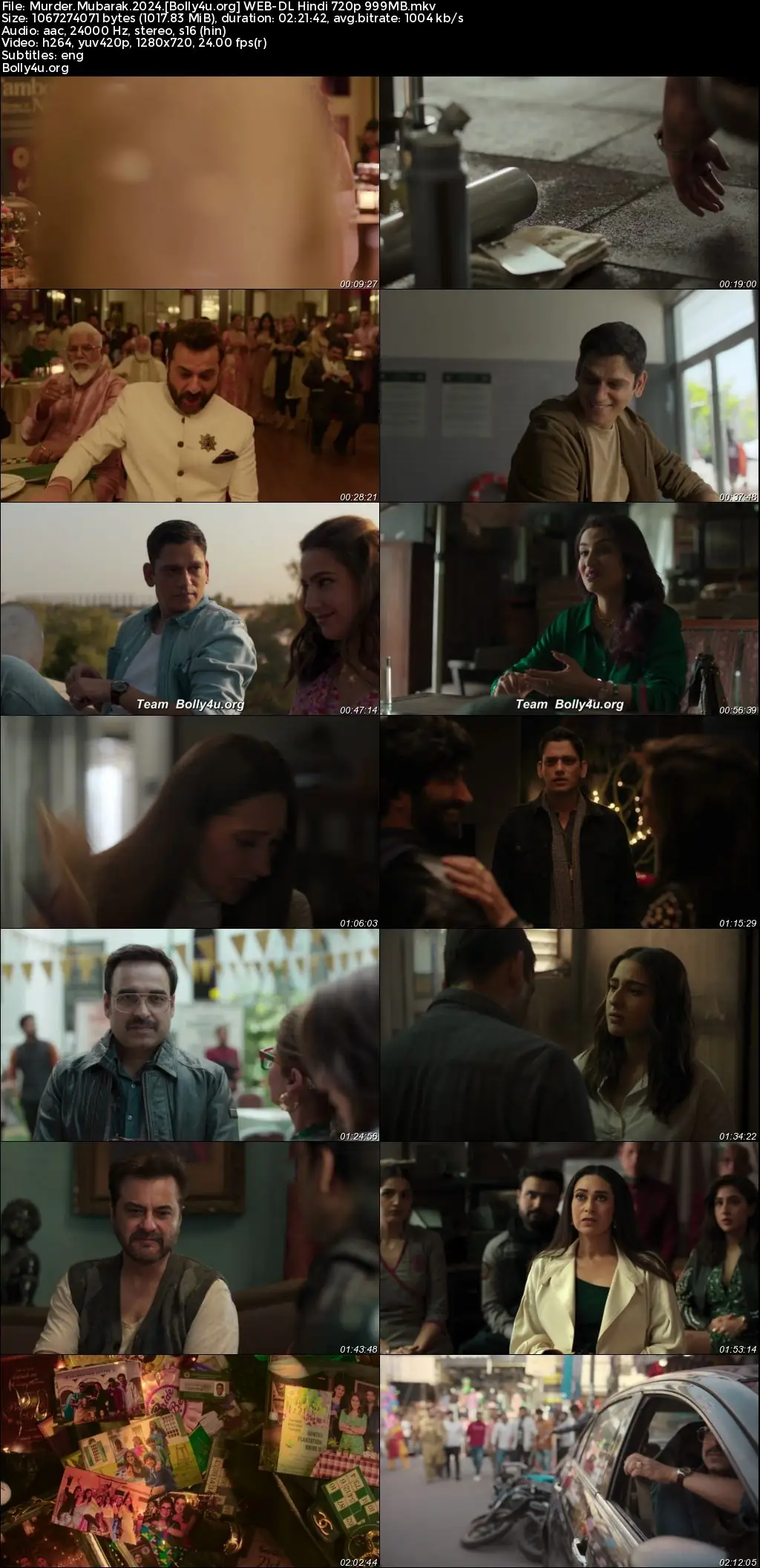 Murder Mubarak 2024 WEB-DL Hindi Full Movie Download 1080p  720p  480p