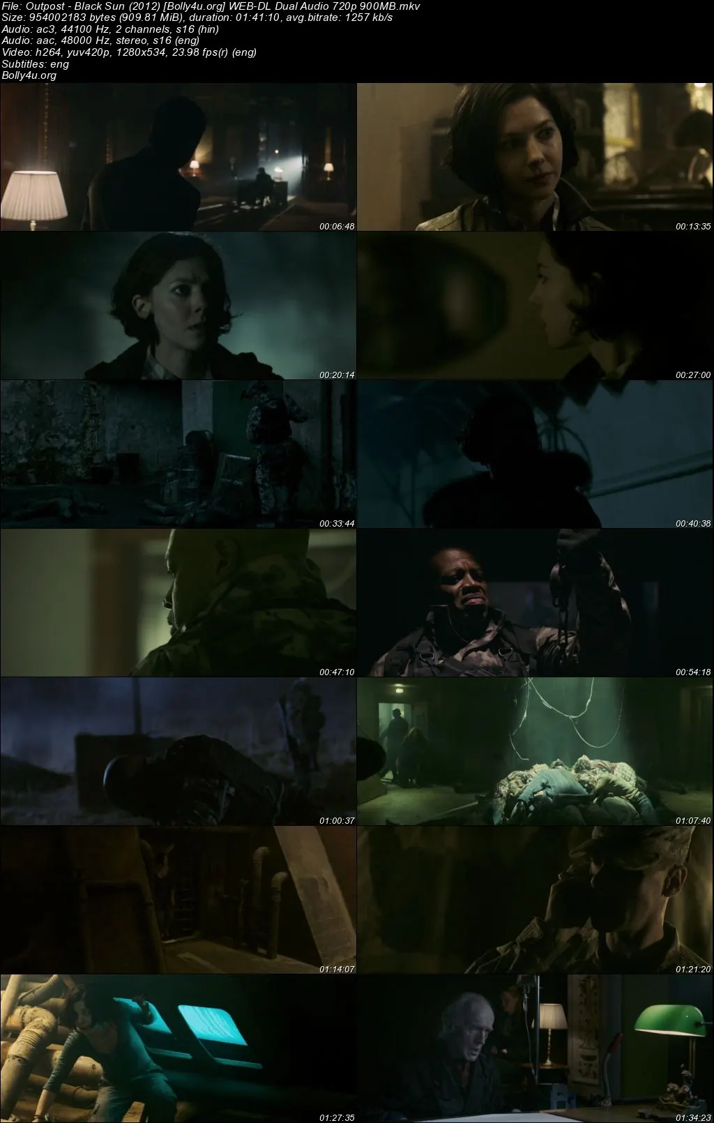 Outpost Black Sun 2012 BluRay Hindi Dual Audio Full Movie Download 720p  480p