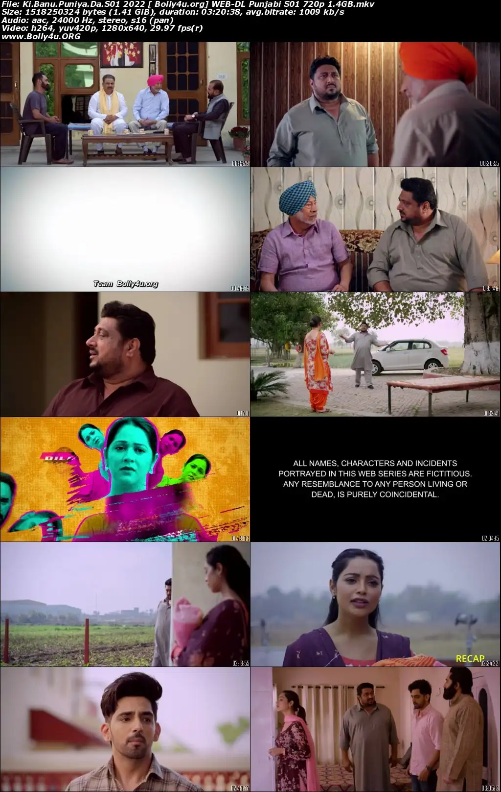 Ki Banu Punia Da 2022 WEB-DL Punjabi S01 Complete Download 720p  480p