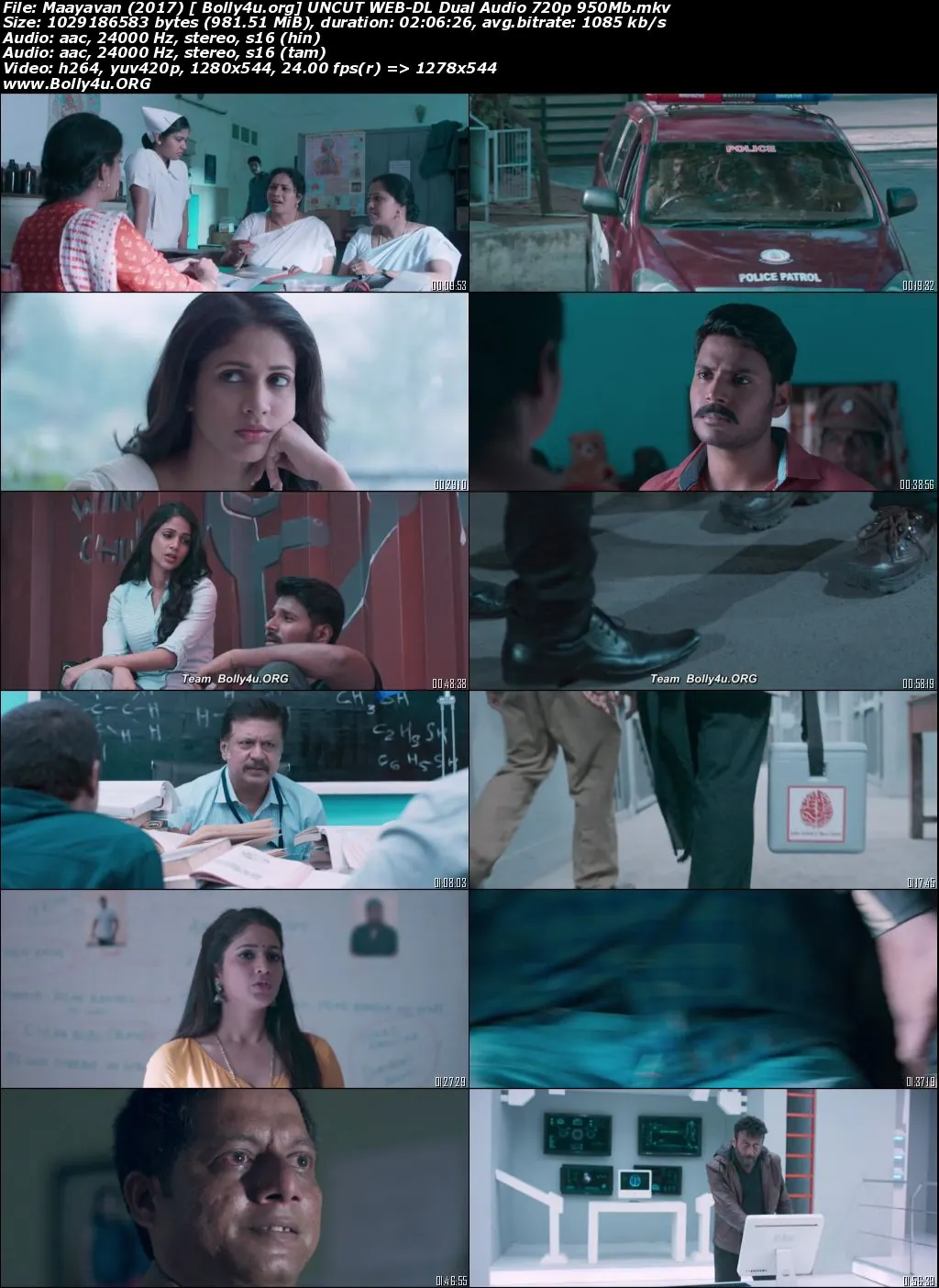 Maayavan 2017 WEB-DL 950Mb UNCUT Hindi Dual Audio 720p Download