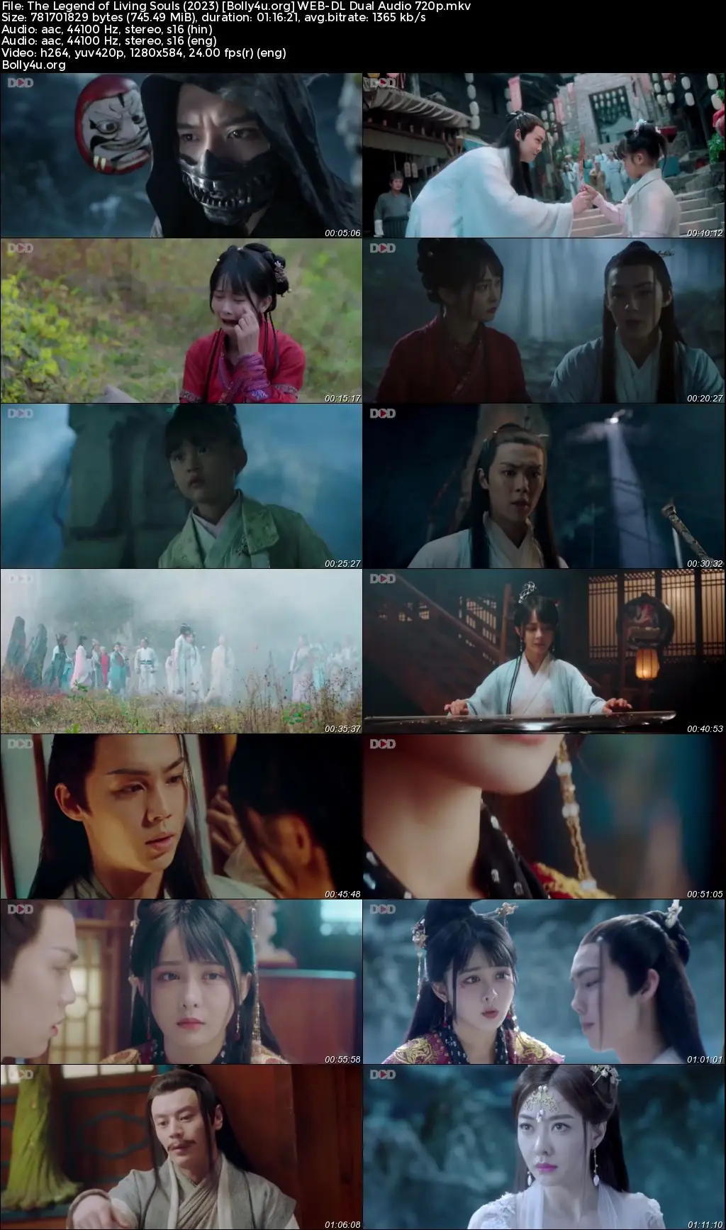 The Legend of Living Souls 2023 WEB-DL Hindi Dual Audio Full Movie Download 720p  480p