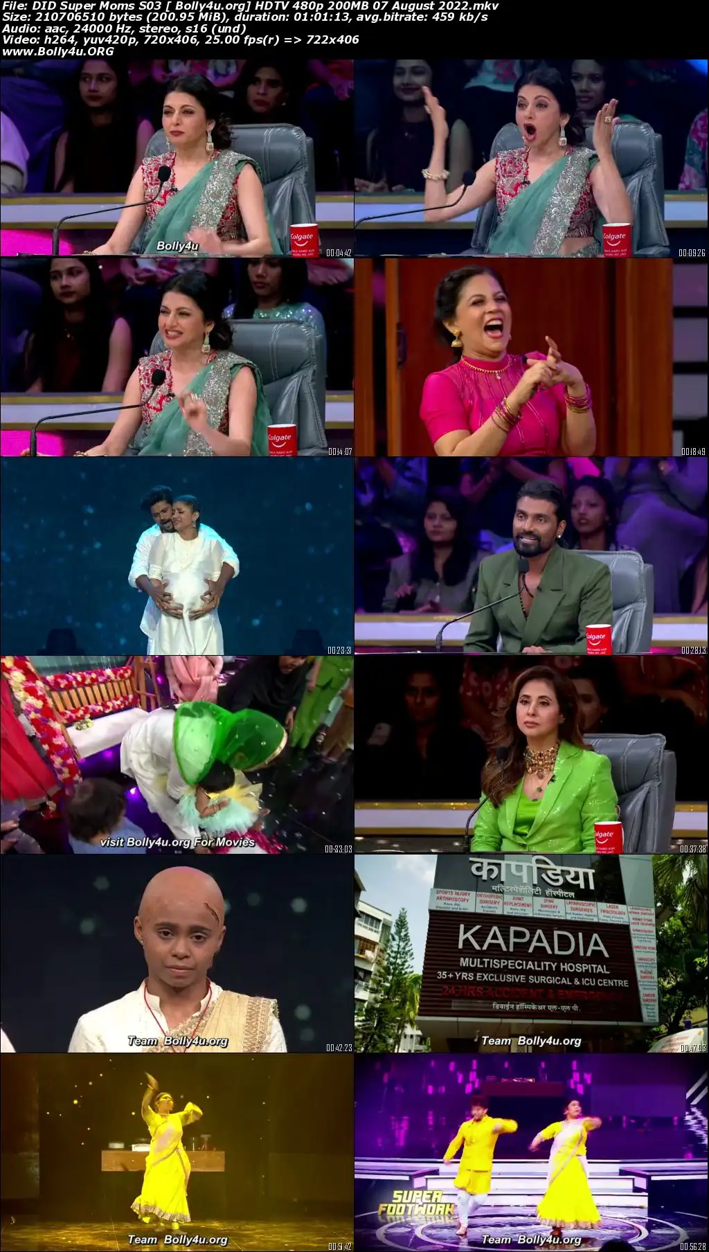 DID Super Moms S03 HDTV 480p 200MB 07 August 2022 Download
