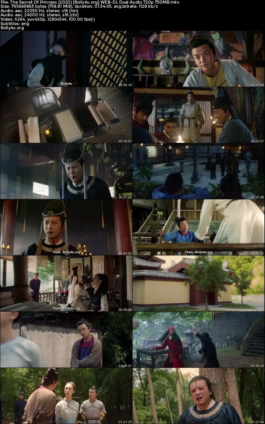 The Secret Of Princess 2020 WEB-DL Hindi Dual Audio Full Movie Download 1080p  720p  480p