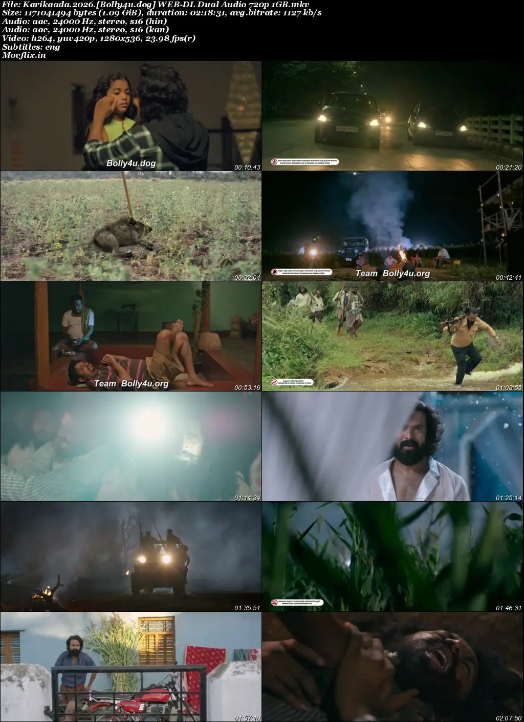 Karikaada 2026 WEB-DL UNCUT Hindi Dual Audio ORG Full Movie Download 1080p  720p  480p