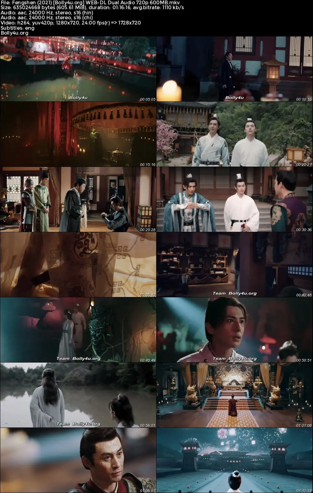 Fengshen 2021 WEB-DL Hindi Dual Audio Full Movie Download 1080p  720p  480p
