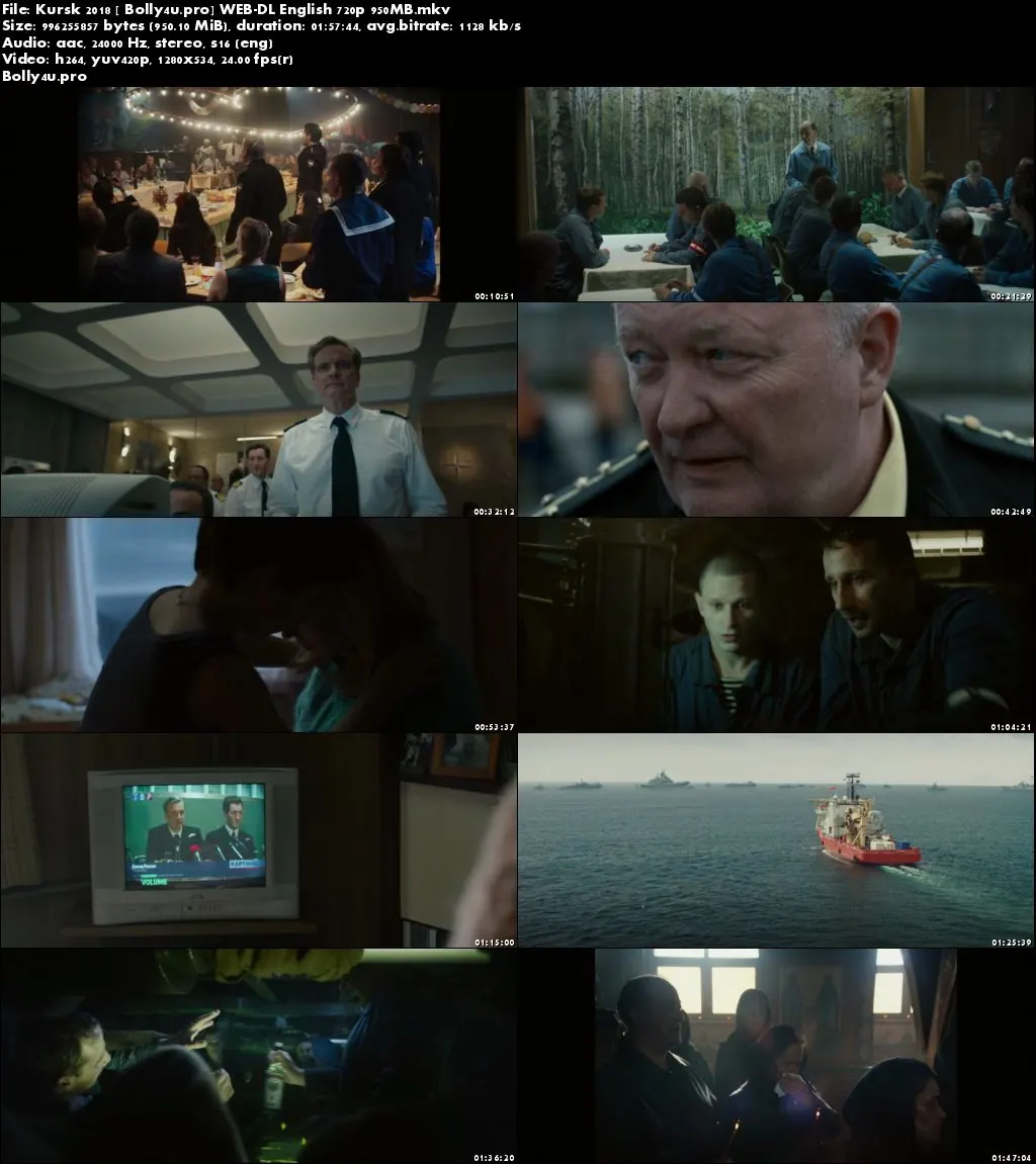 Kursk 2018 WEB-DL 950Mb English 720p Download