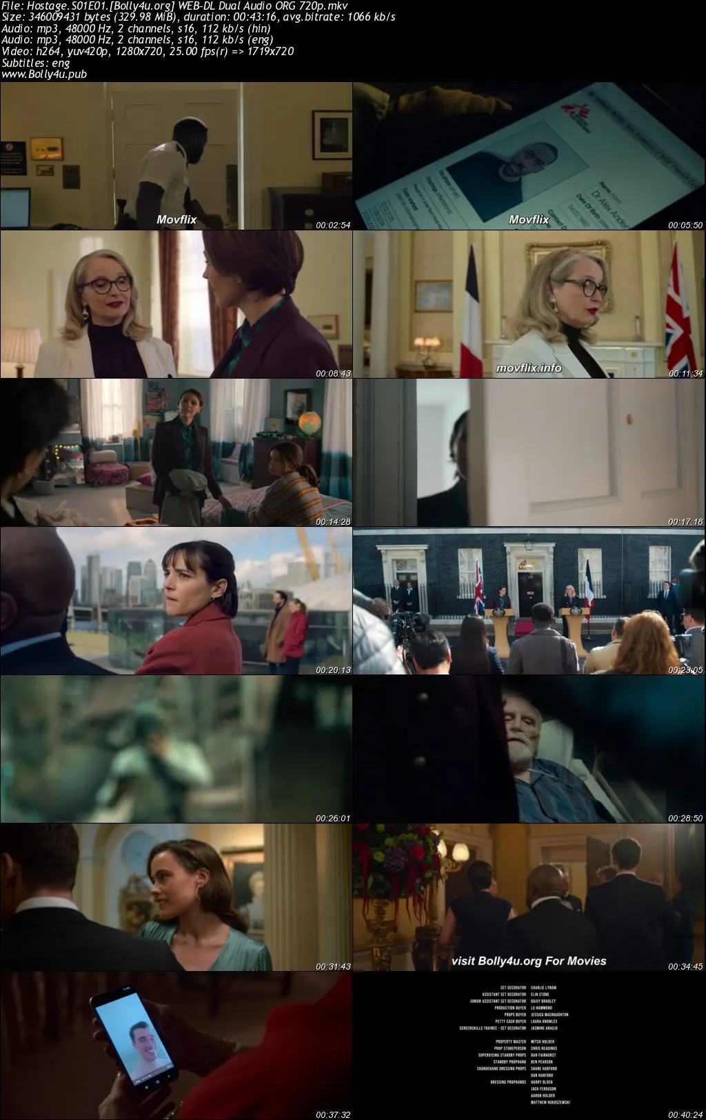 Hostage 2025 WEB-DL Hindi Dual Audio ORG S01 Complete Download 720p  480p