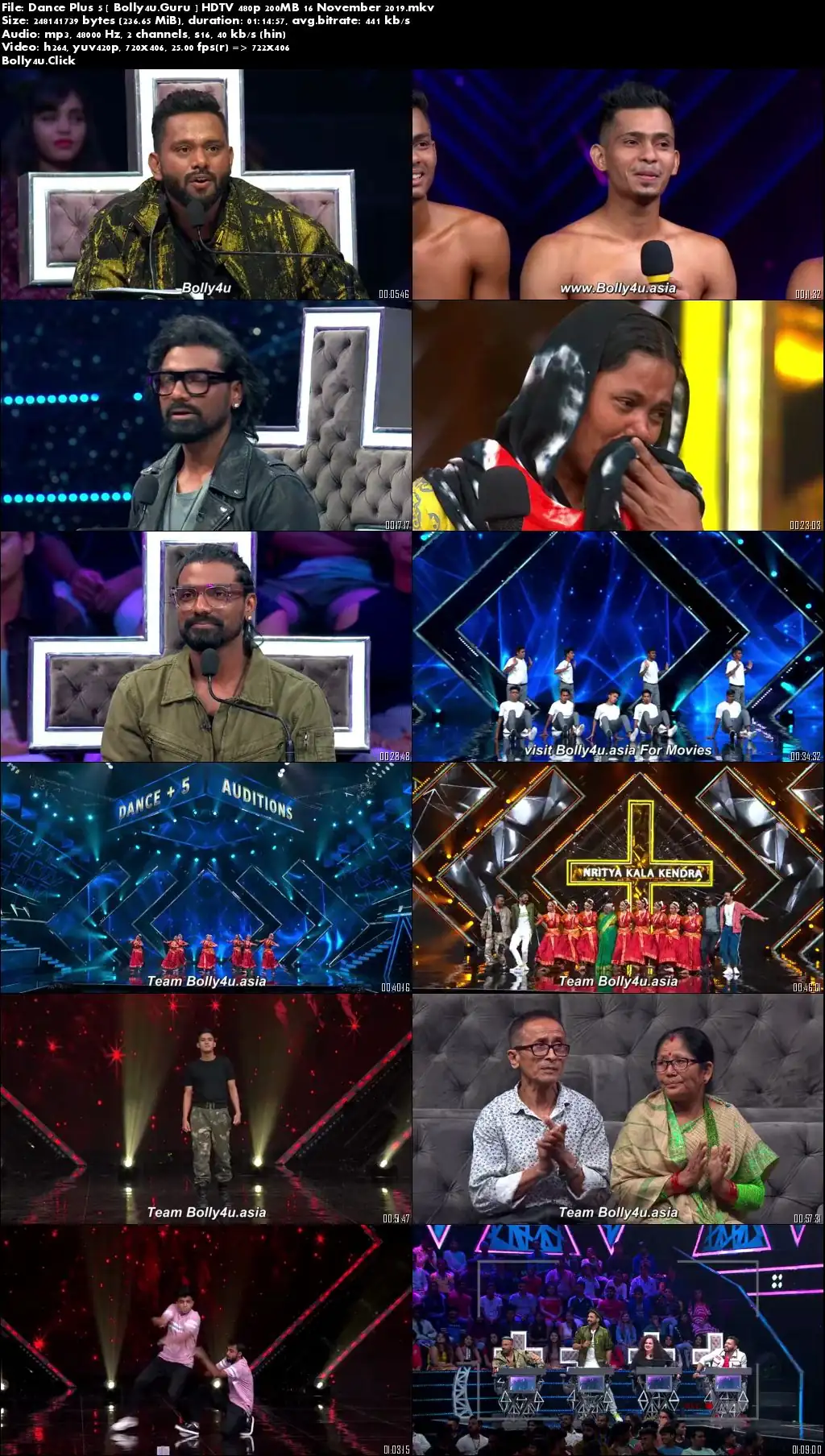 Dance Plus 5 HDTV 480p 200MB 16 November 2019 Download