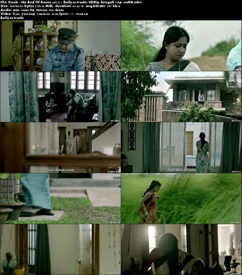 Doob No Bed Of Roses 2017 HDRip 300Mb Bengali 480p Download