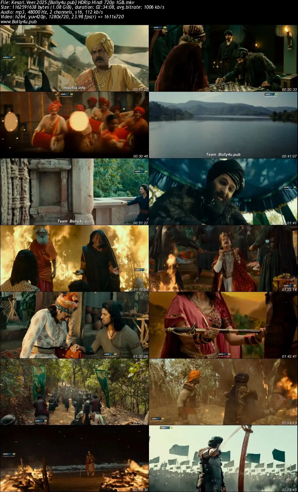 Kesari Veer 2025 HDRip Hindi Full Movie Download 1080p  720p  480p