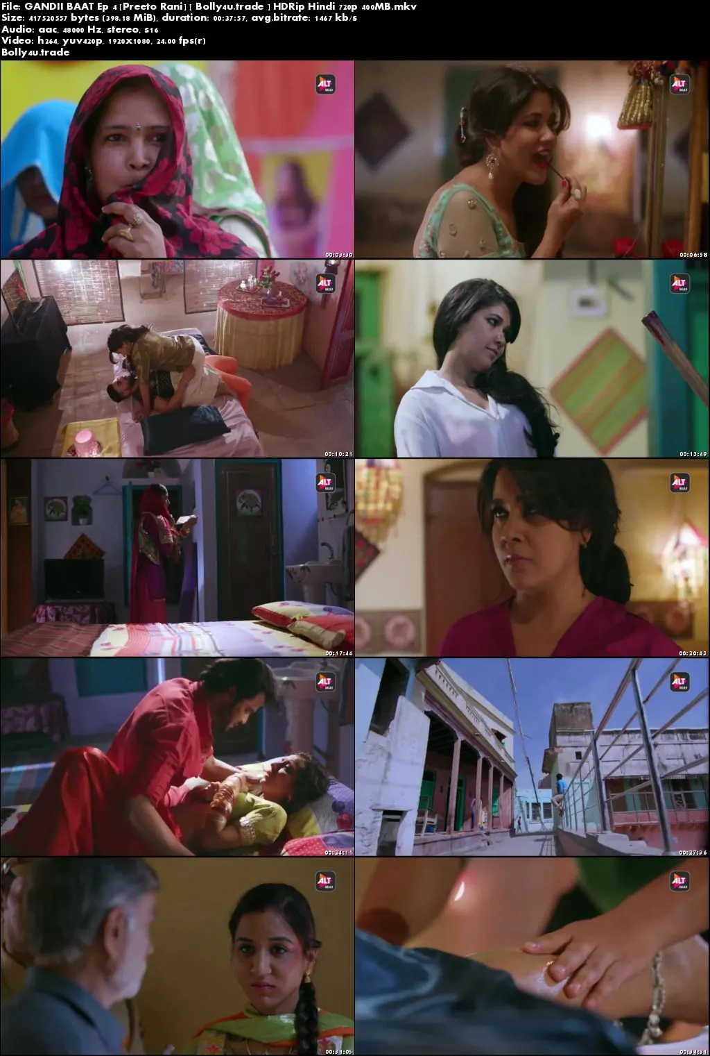 Gandii Baat Ep 04 Preeto Rani HDRip 400MB Hindi 720p Download