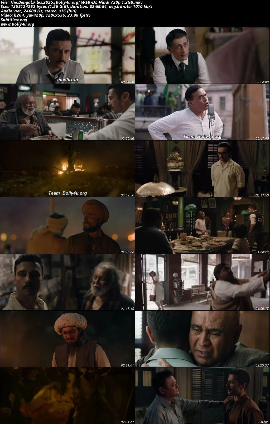 The Bengal Files 2025 WEB-DL Hindi Full Movie Download 1080p  720p  480p