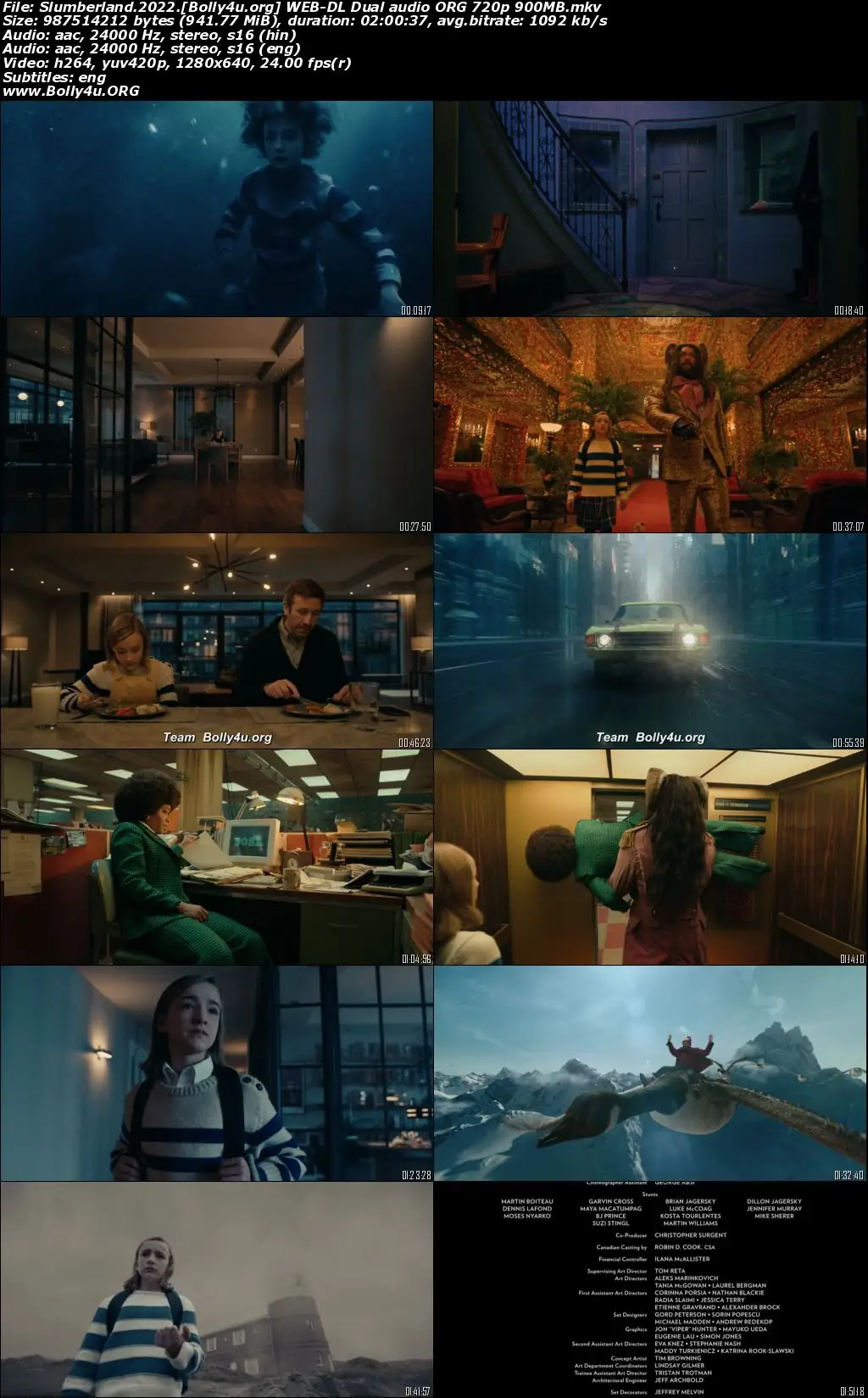 Slumberland 2022 WEB-DL Hindi Dual Audio ORG Full Movie Download 1080p  720p  480p