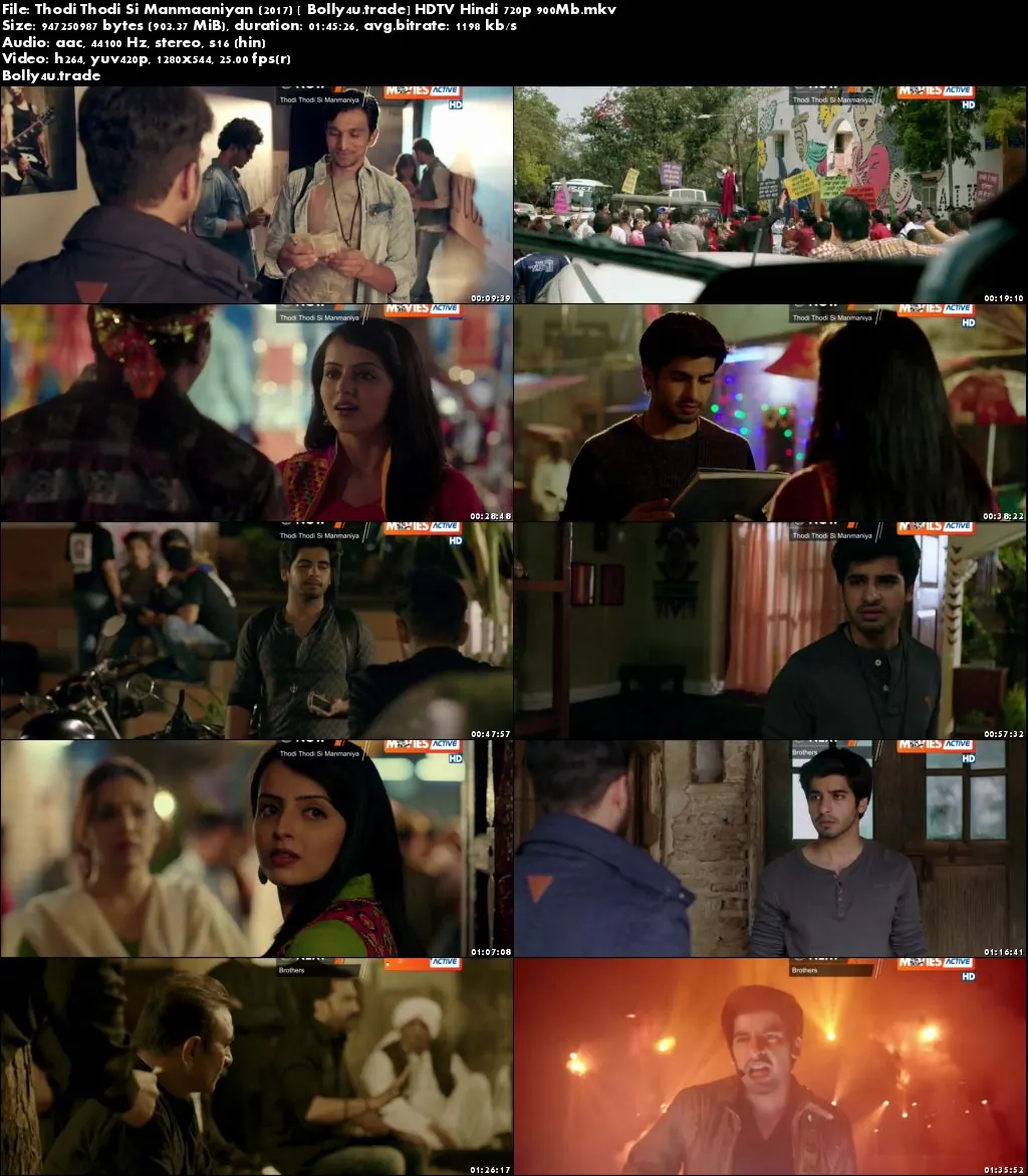 Thodi Thodi Si Manmaaniyan 2017 HDTV 900MB Hindi Movie 720p Download