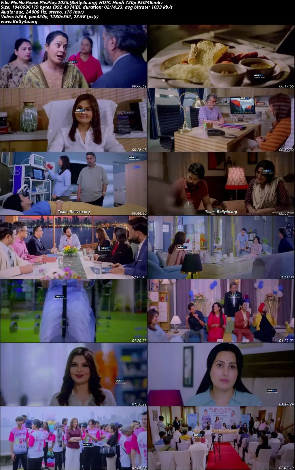 Me No Pause Me Play 2025 HDTC Hindi Full Movie Download 1080p  720p  480p