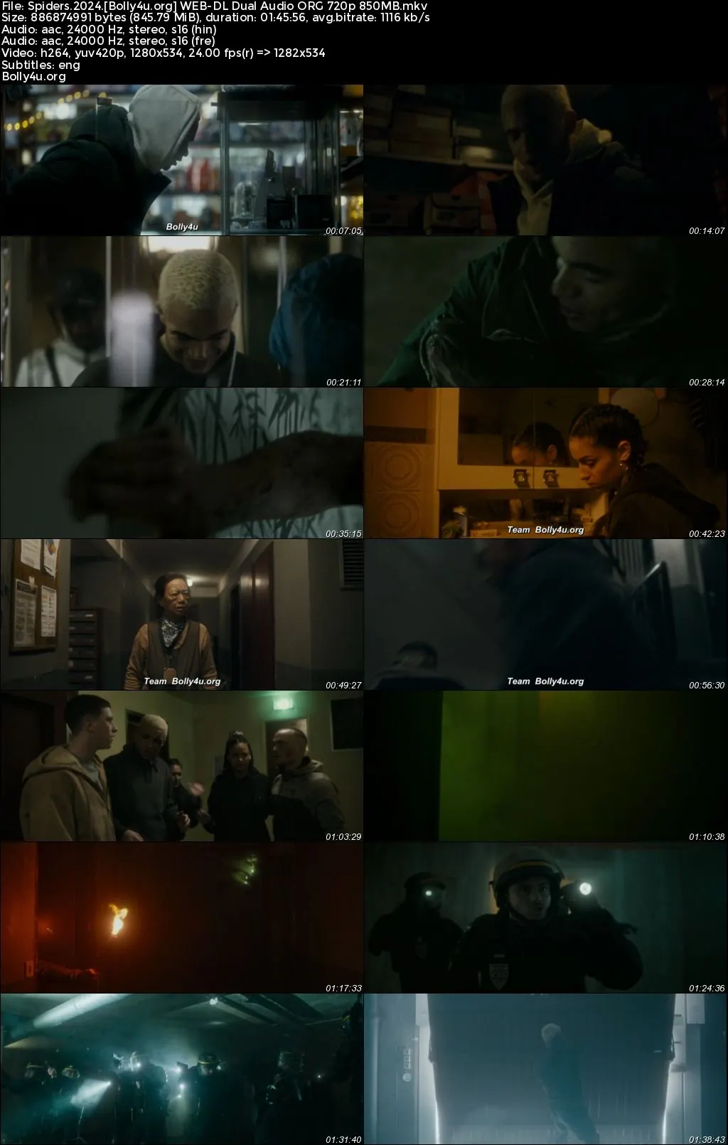 Spiders 2024 WEB-DL Hindi Dual Audio ORG Full Movie Download 1080p  720p  480p