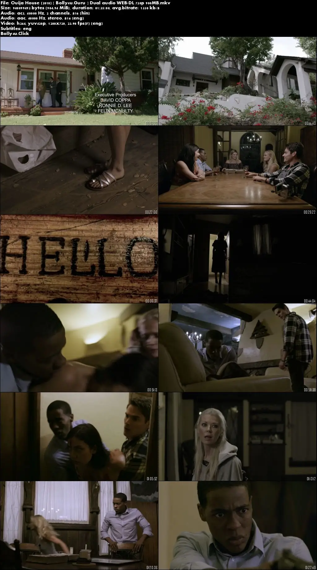 Ouija House 2018 WEB-DL 300MB Hindi Dual Audio 480p Download
