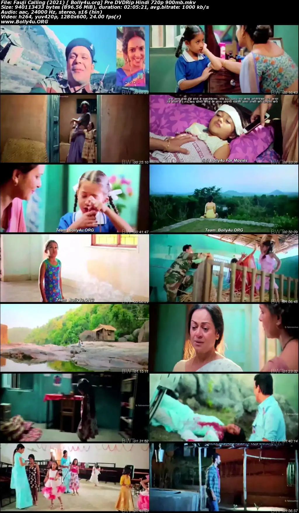 Fauji Calling 2021 Pre DVDRip 350Mb Hindi Movie Download 480p