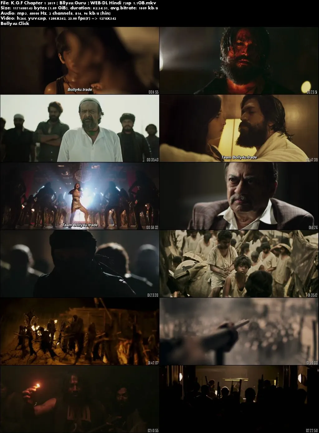 K.G.F Chapter 1 2018 WEB-DL 1.1GB Hindi ORG 720p Download
