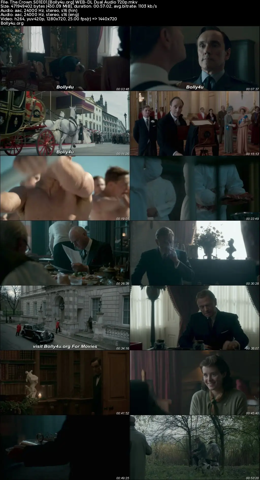 The Crown 2016 WEB-DL Hindi Dual Audio ORG S01 Complete Download 720p  480p